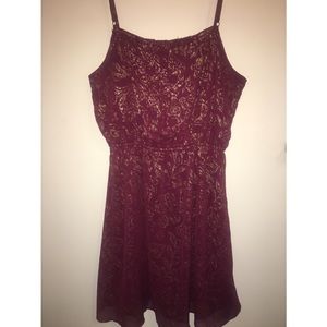 Garnet & Gold Dress